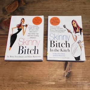 Book Lot of 2 Skinny Bitch in the Kitch Paperbacks
